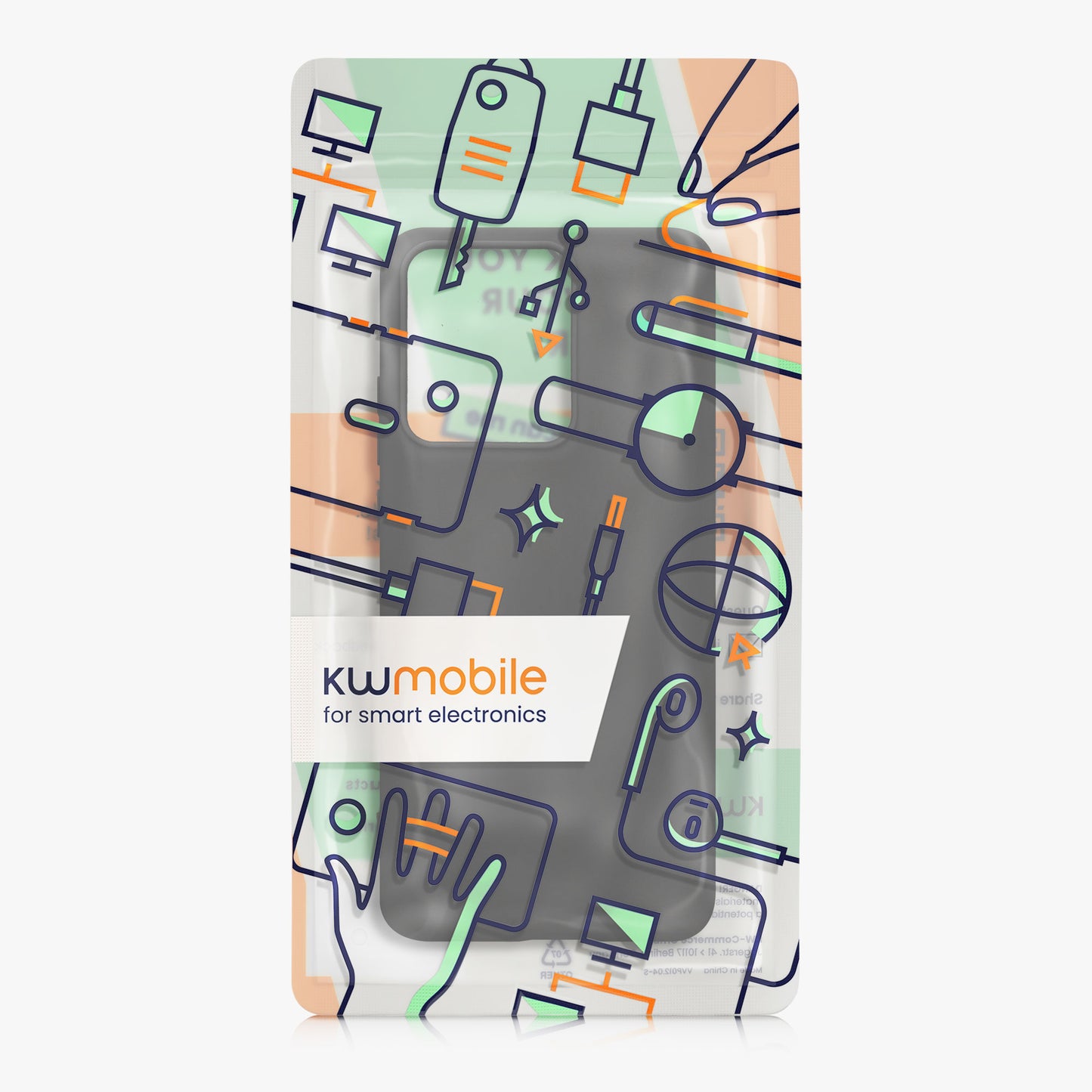 kwmobile Phone Case for Motorola Edge 60 Neo / Edge 50 Neo / ThinkPhone 25 Case - Wireless Charging - Protective Cover