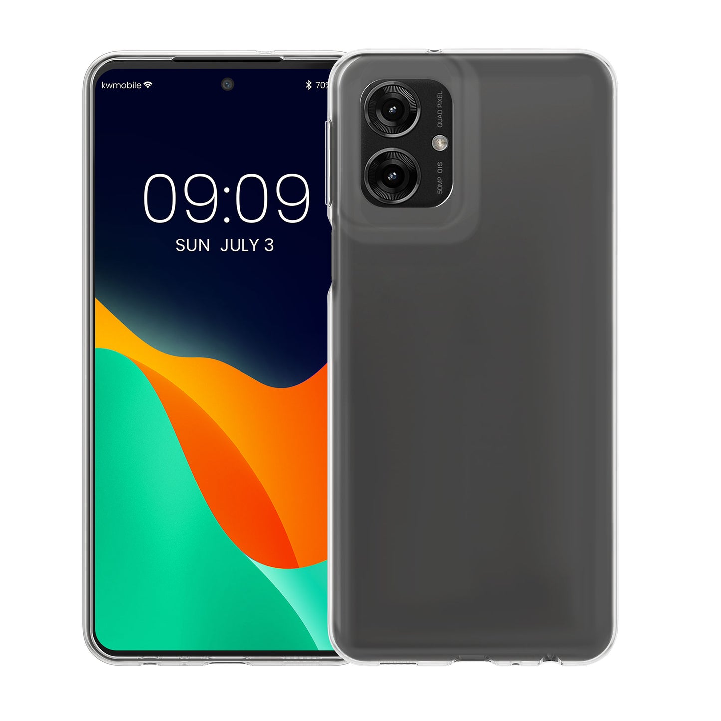 kwmobile Case Compatible with Motorola Moto G55 5G - Phone Cover