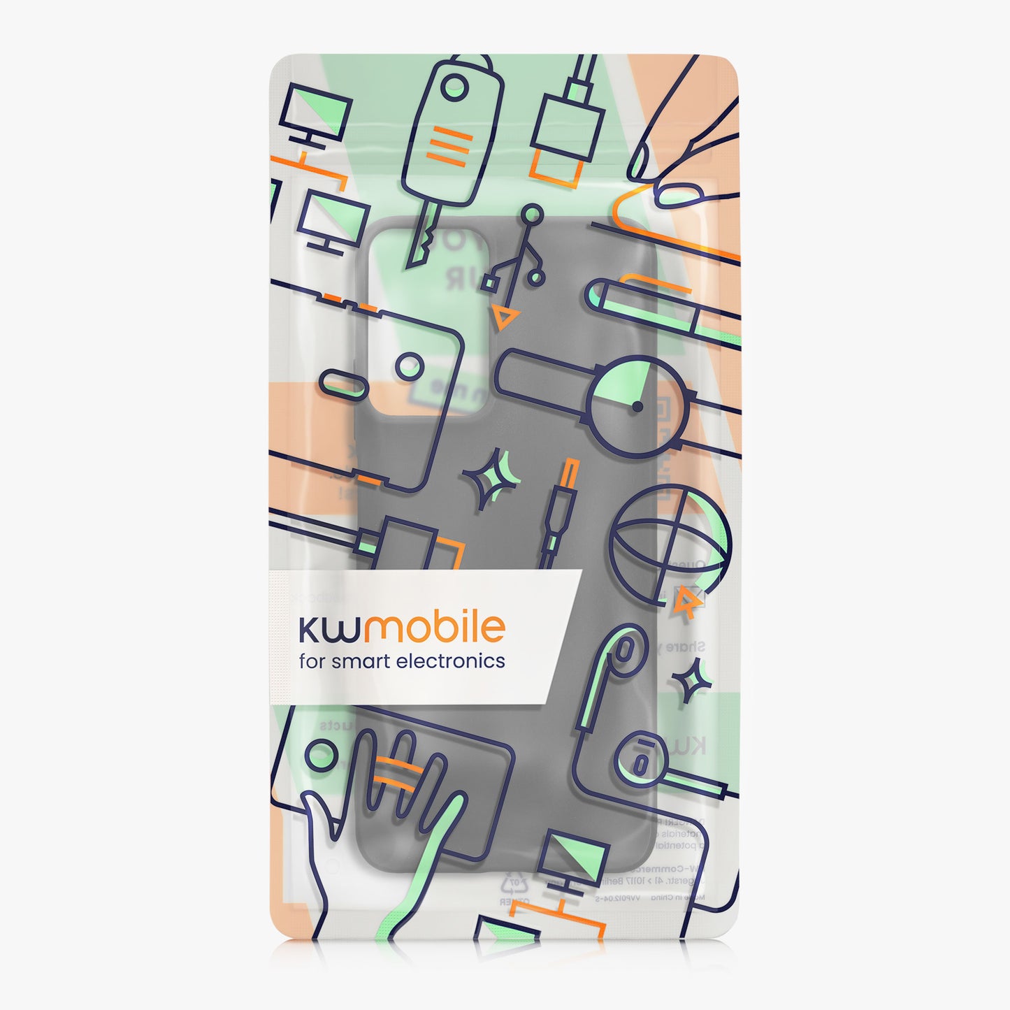 kwmobile Phone Case for Motorola Moto G35 5G - Wireless Charging - Protective Cover