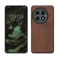 kwmobile Hülle kompatibel mit OnePlus 13 Hülle - Holz Case - stoßfestes Handy Cover - TPU Handyhülle in Dunkelbraun Dunkelbraun  
