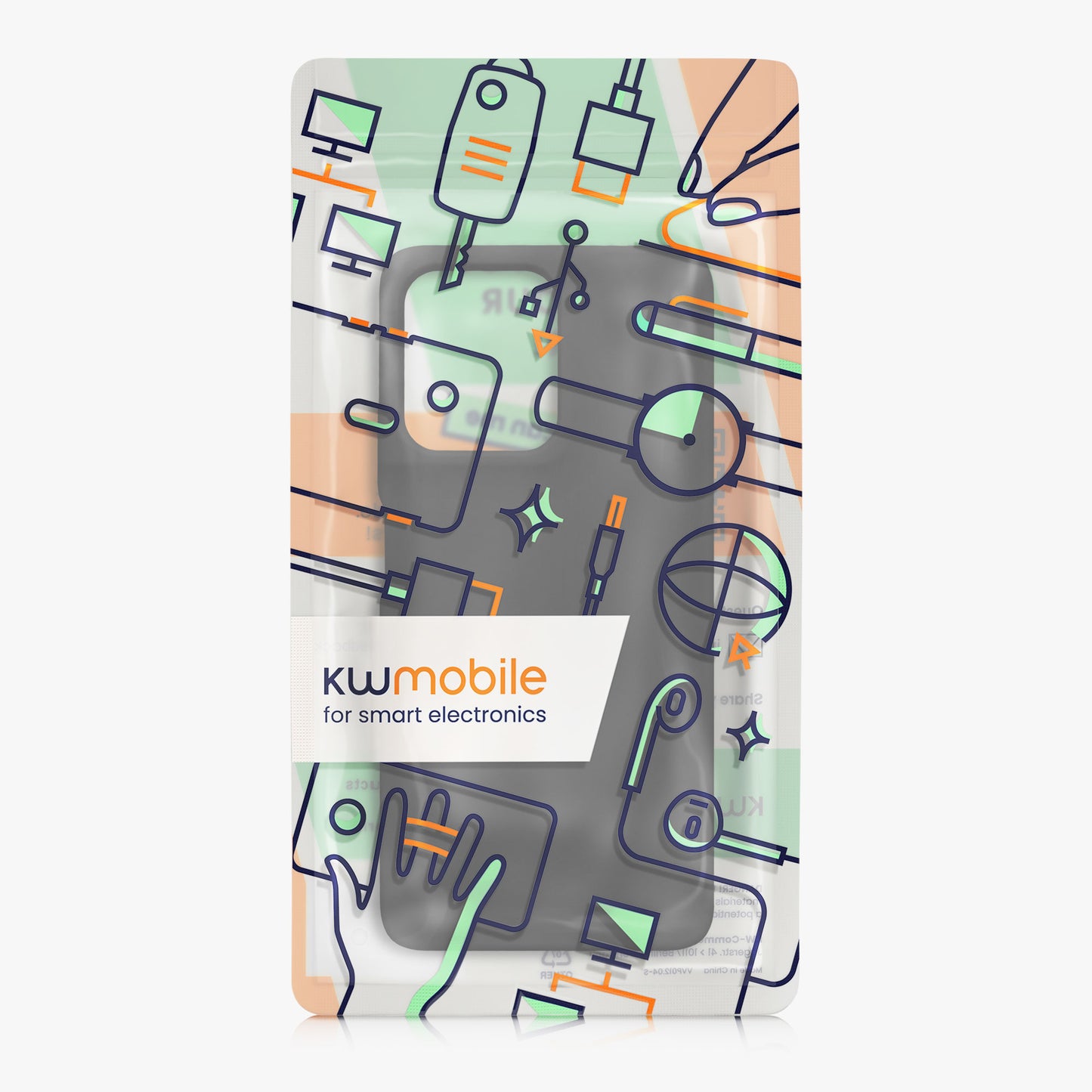 kwmobile Phone Case for Motorola Moto G75 5G Cover - Silicone Case - Wireless Charging - Protective Cover