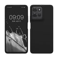 kwmobile Hülle kompatibel mit Motorola Moto G75 5G Hülle - Silikon Handy Case - Handyhülle weiche Oberfläche - kabelloses Laden - Schwarz Schwarz  