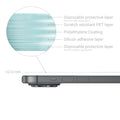 kwmobile Film Compatible with Apple iPhone 15 Plus Screen Protector Anti-Glare