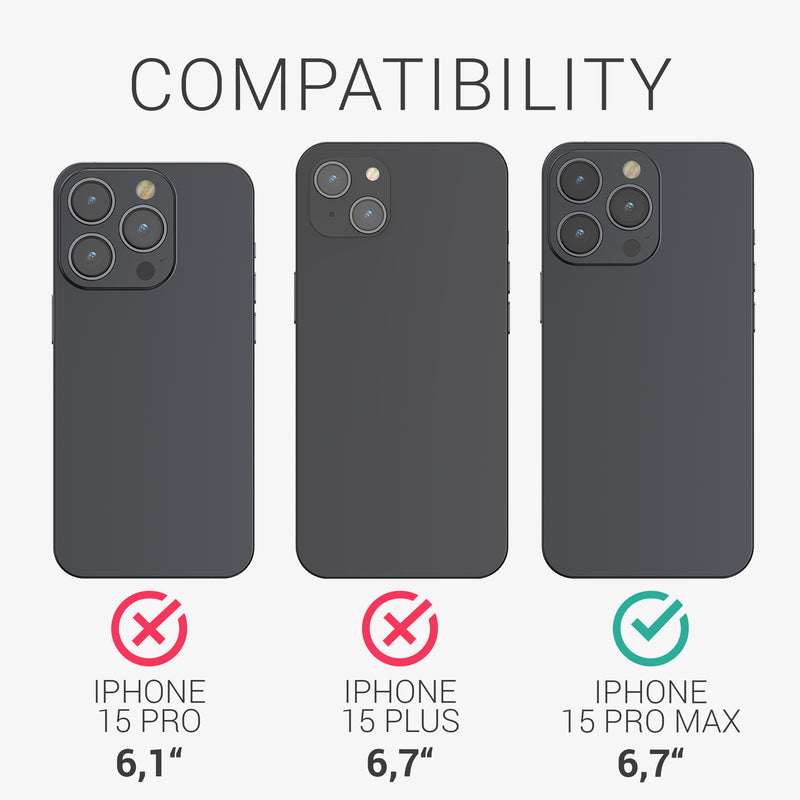 3x Matte Screen Protector compatible with Apple iPhone 15 Pro Max