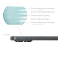 kwmobile Screen Protector compatible with Apple iPhone 16 Plus Screen Protector Film Display Protector Screen Film anti-glare