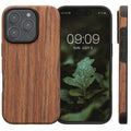 kwmobile Case Compatible with Apple iPhone 16 Pro - Phone Cover Protector - Back Cover Grain