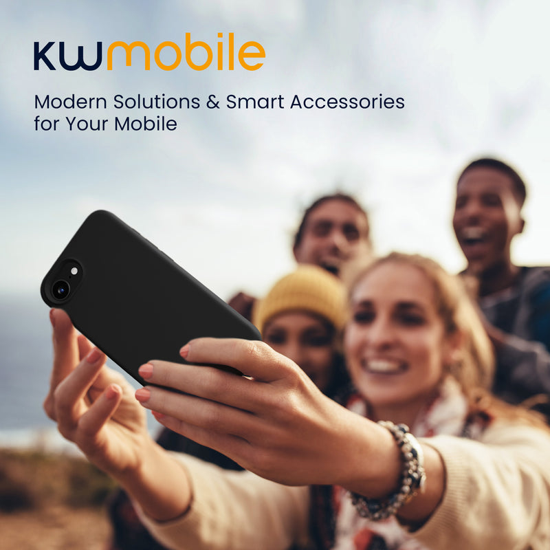 kwmobile Case for Apple iPhone 17e / iPhone 16e - Silicone Cover - Wireless Charging - Protective Case