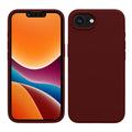 kwmobile Hülle kompatibel mit Apple iPhone 17e / iPhone 16e Hülle - Silikon Handy Case - Handyhülle weiche Oberfläche - kabelloses Laden - Tawny Red Tawny Red  