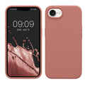 kwmobile Hülle kompatibel mit Apple iPhone 17e / iPhone 16e Hülle - Silikon Handy Case - Handyhülle weiche Oberfläche - kabelloses Laden - Winter Rose Winter Rose  