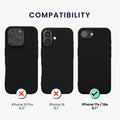 kwmobile Phone Case for Apple iPhone 17e / iPhone 16e Case - Wireless Charging - Protective Cover
