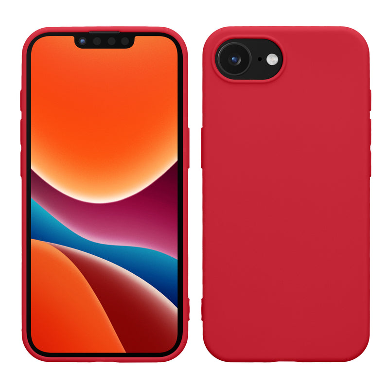 kwmobile Hülle kompatibel mit Apple iPhone 17e / iPhone 16e Hülle - weiches TPU Silikon Case - Cover geeignet für kabelloses Laden - Pink matt Pink matt  