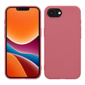 kwmobile Hülle kompatibel mit Apple iPhone 17e / iPhone 16e Hülle - weiches TPU Silikon Case - Cover geeignet für kabelloses Laden - Dark Rose Dark Rose  