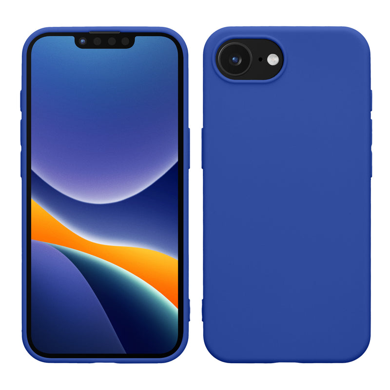 kwmobile Hülle kompatibel mit Apple iPhone 17e / iPhone 16e Hülle - weiches TPU Silikon Case - Cover geeignet für kabelloses Laden - Baltik Blau Baltik Blau  