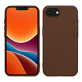 kwmobile Hülle kompatibel mit Apple iPhone 17e / iPhone 16e Hülle - weiches TPU Silikon Case - Cover geeignet für kabelloses Laden - Chocolate Chocolate  