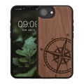 kwmobile Case Compatible with Apple iPhone 17e / iPhone 16e Case - Phone Cover - TPU Phone Case Compass Vintage