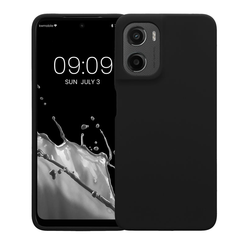 kwmobile Phone Case for Motorola Moto G05 / Moto E15 Case - Silicone - Wireless Charging - Protective Cover
