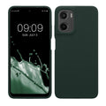 kwmobile Hülle kompatibel mit Motorola Moto G05 / Moto E15 Hülle - Silikon Handy Case - Handyhülle weiche Oberfläche - kabelloses Laden - Moosgrün Moosgrün  