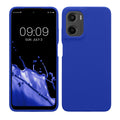 kwmobile Hülle kompatibel mit Motorola Moto G05 / Moto E15 Hülle - Silikon Handy Case - Handyhülle weiche Oberfläche - kabelloses Laden - Baltik Blau Baltik Blau  