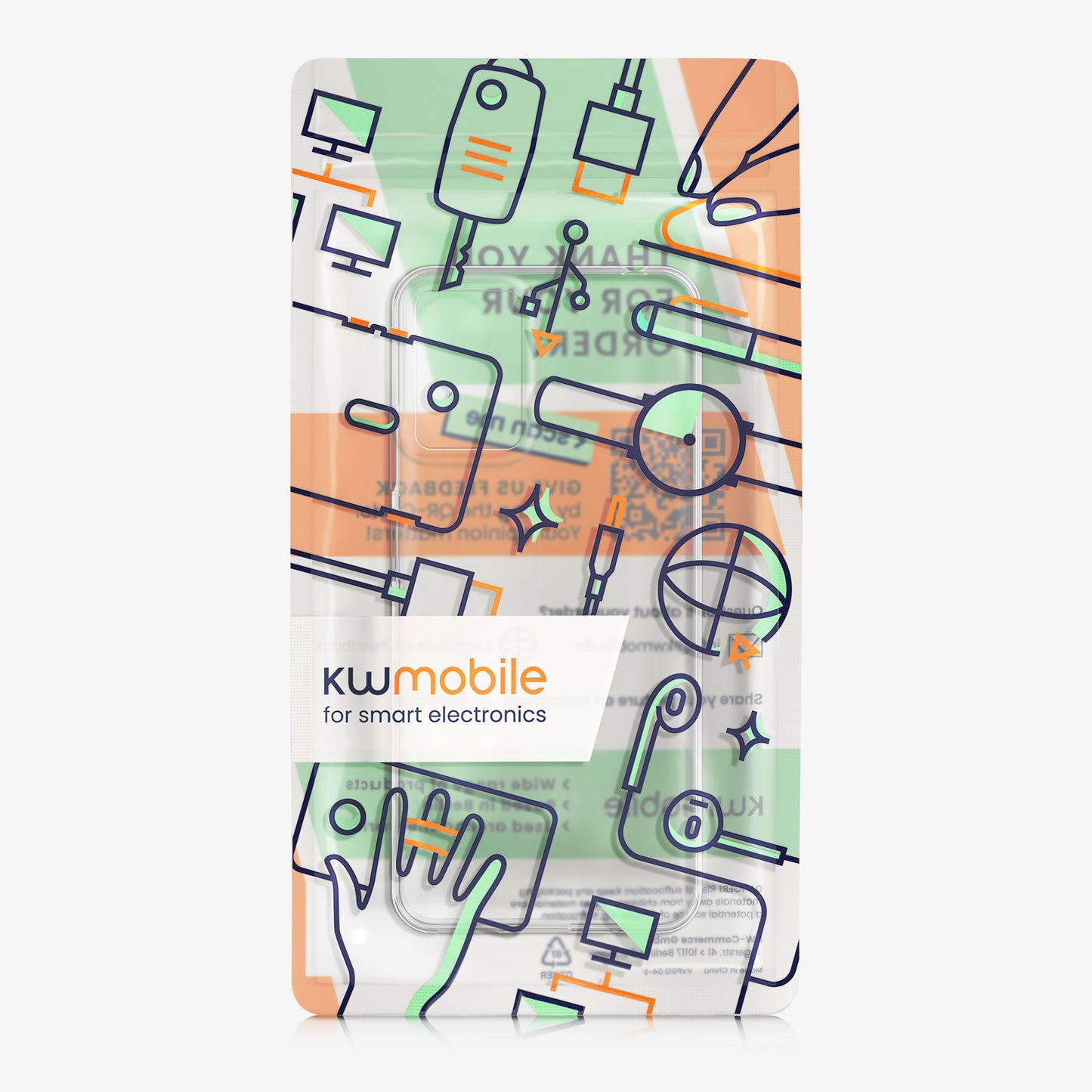 kwmobile Case Compatible with Motorola Moto G05 / Moto E15 - Phone Cover