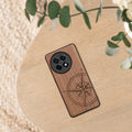 kwmobile Case Compatible with OnePlus 13R - TPU Phone Cover Compass Vintage