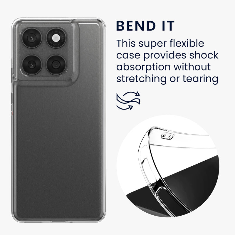Crystal TPU Case for Motorola Edge 60 Fusion Transparent