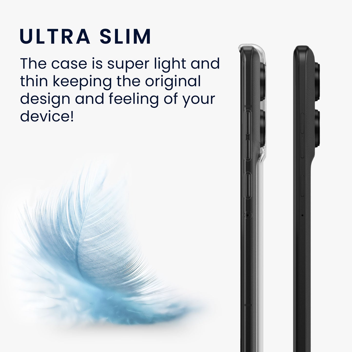 Crystal TPU Case for Motorola Edge 60 Fusion Transparent
