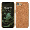 kwmobile Hülle kompatibel mit Apple iPhone 17e / iPhone 16e - Kork Handyhülle Cover - Schutzhülle TPU Case in Hellbraun Hellbraun  