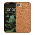 kwmobile Case Compatible with Apple iPhone 17e / iPhone 16e - Cork Phone Case Cover - Protective Case