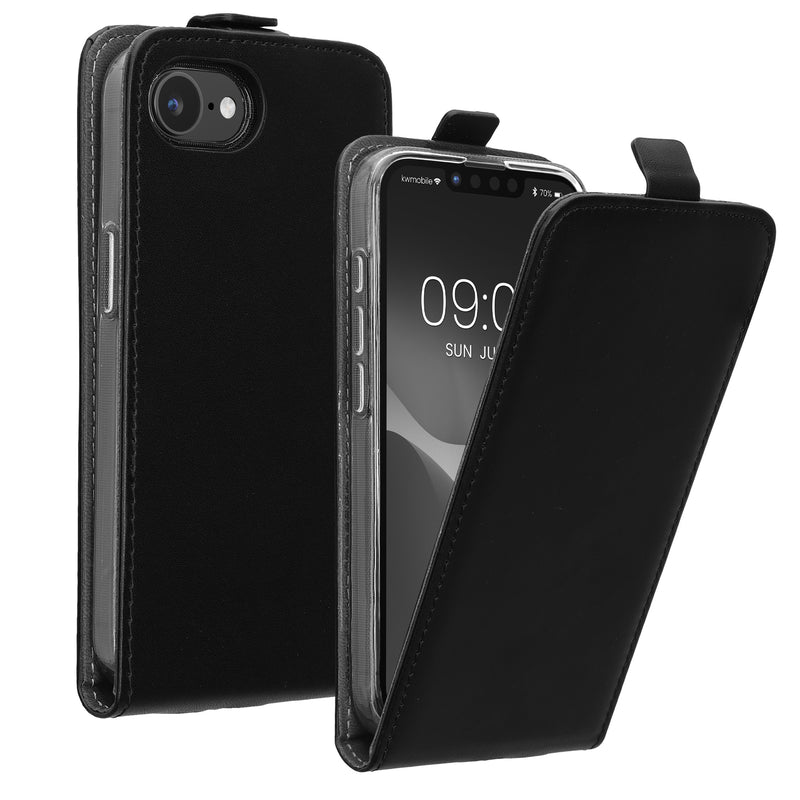 kwmobile Protective Case Compatible with Apple iPhone 17e / iPhone 16e - Phone Cover - Flip Case Phone Case