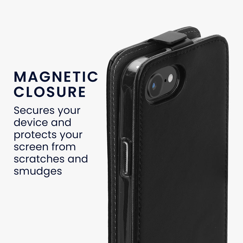 kwmobile Protective Case Compatible with Apple iPhone 17e / iPhone 16e - Phone Cover - Flip Case Phone Case