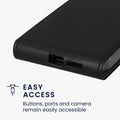 kwmobile Protective Case Compatible with Apple iPhone 17e / iPhone 16e - Phone Cover - Flip Case Phone Case