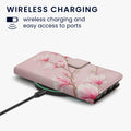 kwmobile Wallet Case compatible with Apple iPhone 17e / iPhone 16e Cover - with Stand and Card Slots