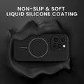 kwmobile Case for Apple iPhone 15 Pro, Silicone Back Cover, Magnetic