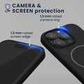 kwmobile Case for Apple iPhone 15 Pro, Silicone Back Cover, Magnetic