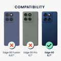 kwmobile Phone Case for Motorola Edge 60 Cover