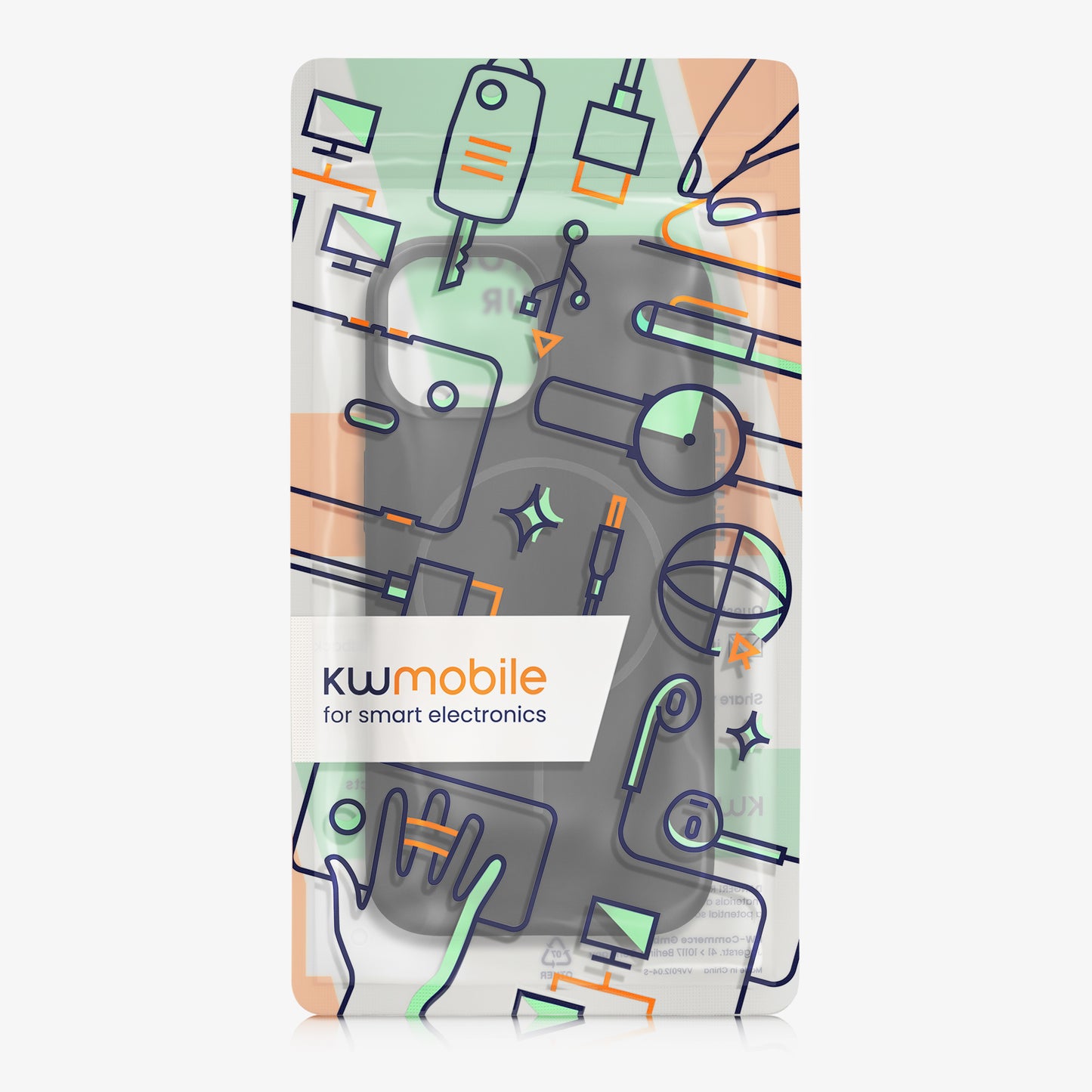 kwmobile Phone Case for Apple iPhone 15 - Case for MagSafe - Case for iPhone 15 - Magnetic Silicone Back