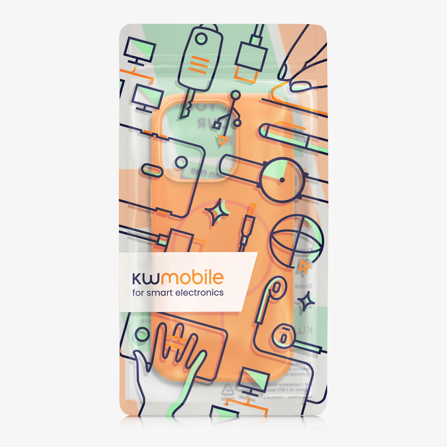 kwmobile Phone Case for Apple iPhone 16 Pro - Case for MagSafe - Case for iPhone 16 Pro - Silicone Back Magnetic