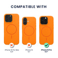 kwmobile Phone Case for Apple iPhone 16 Pro - Case for MagSafe - Case for iPhone 16 Pro - Silicone Back Magnetic