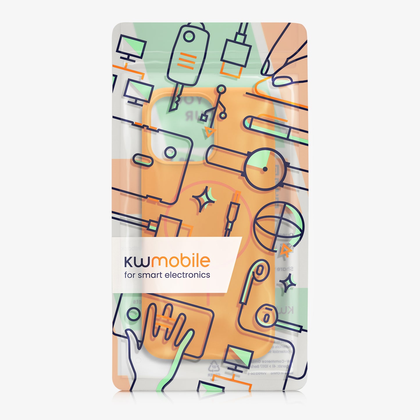kwmobile Phone Case for Apple iPhone 16 Pro Max - Case for MagSafe - Case for iPhone 16 Pro Max - Silicone Back Cover Magnetic
