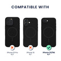 kwmobile Phone Case for Apple iPhone 17e / iPhone 16e - Case for MagSafe - Case for iPhone 17e / iPhone 16e - Magnetic Back Cover