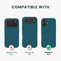 kwmobile Phone Case for iPhone 17 Case - Silicone Cover - Wireless Charging