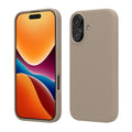 kwmobile Handyhülle für iPhone 17 Hülle, für iPhone 17 Case - Hülle Silikon - kabelloses Laden - Taupe Taupe  
