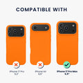kwmobile Phone Case for iPhone 17 Pro Max Case - Silicone Cover - Wireless Charging