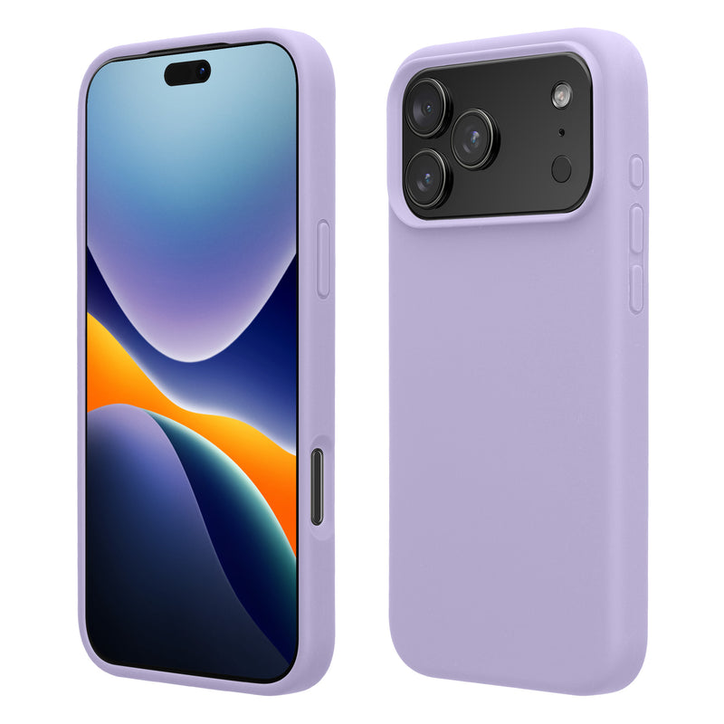 kwmobile Handyhülle für iPhone 17 Pro Max Hülle, für iPhone 17 Pro Max Case - Hülle Silikon - kabelloses Laden - Lavendel Lavendel  