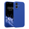 kwmobile Handyhülle kompatibel mit Apple iPhone 17 Hülle - gummierte Handy Case aus Silikon in Baltik Blau Baltik Blau  