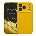 kwmobile Case Compatible with Apple iPhone 17 Pro - Silicone Rubberized Case - Phone Cover - Phone Case