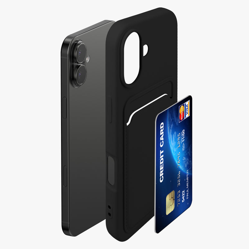 kwmobile Case Compatible with Apple iPhone 17 - Phone Cover with Card Slot