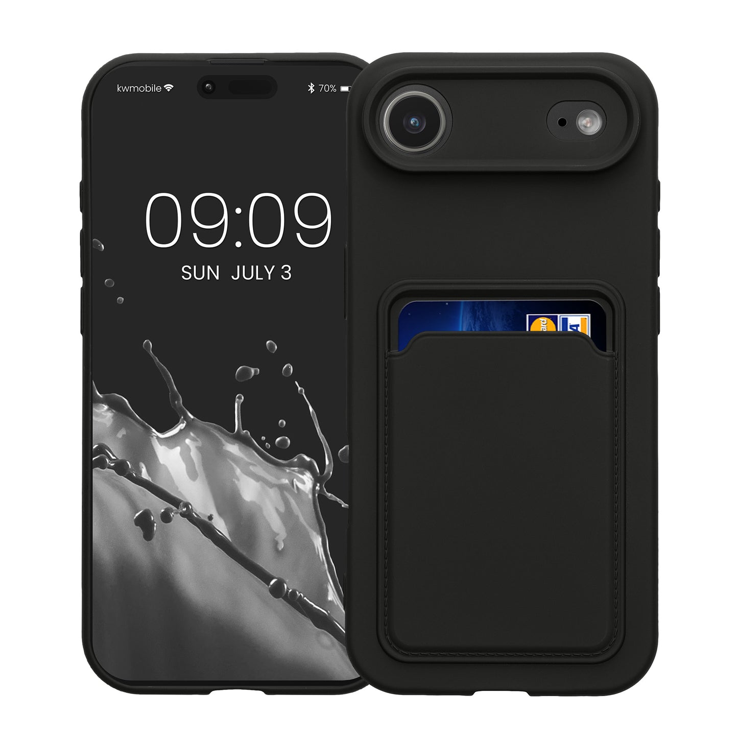 kwmobile Phone Case Compatible with Apple iPhone Air Case - Phone Cover with Card Slot