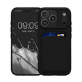kwmobile Phone Case compatible with Apple iPhone 17 Pro Case - Phone Cover with Card Holder