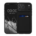 kwmobile Case Compatible with Apple iPhone 17 Pro Max - Card Holder Phone Cover